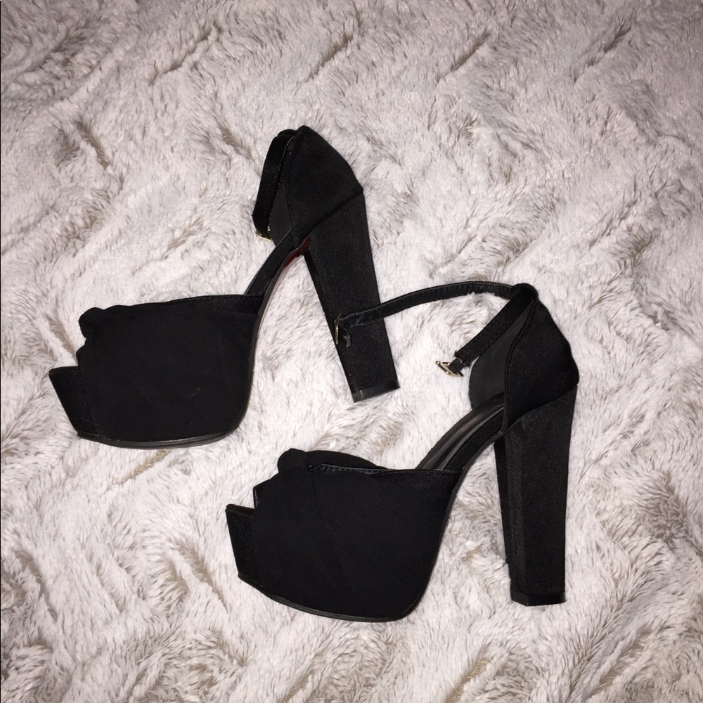 Black Platform Heels